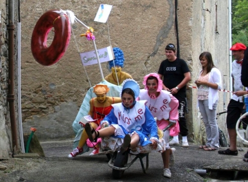 fêtes du cazal,course brouette