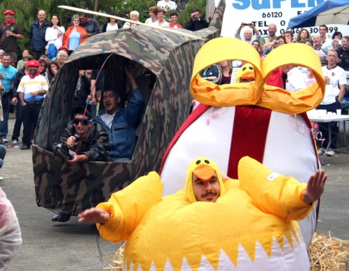 fêtes du cazal,course brouette