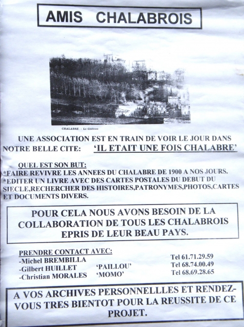 il était une fois chalabre