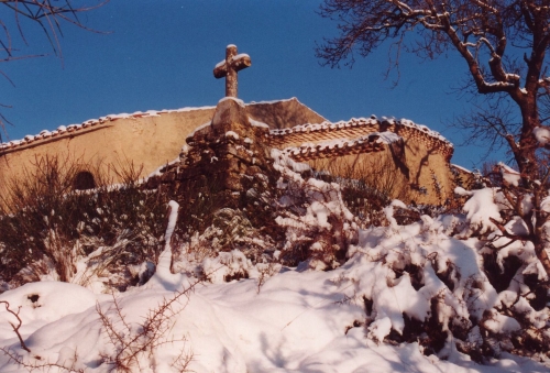 Calvaire Chalabre sous la neige.jpg