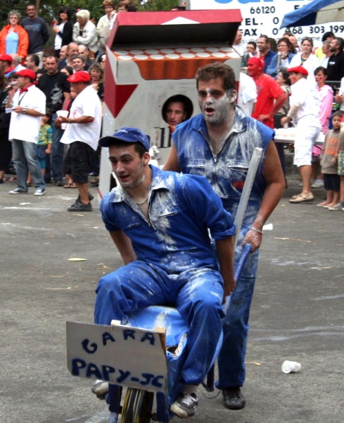 fêtes du cazal,course brouette