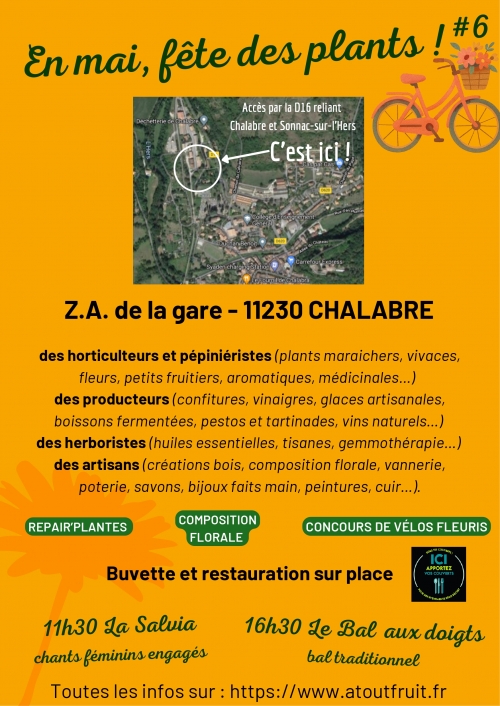 atout fruit,en mai fête des plants