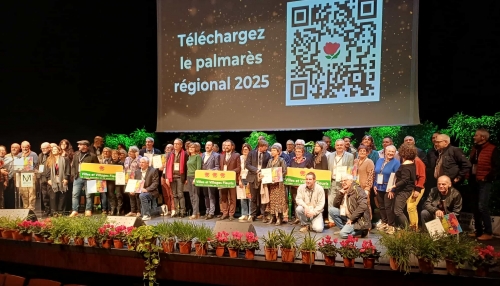 1ère fleur,prix du jardinier