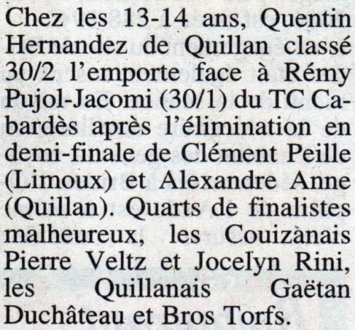 tennis club du chalabrais