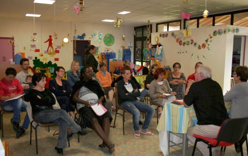 crèche vanille et chocolat