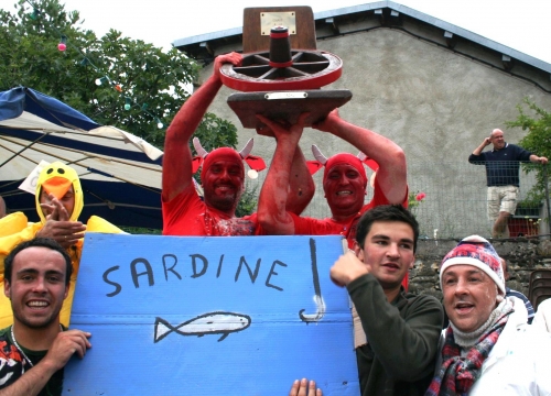 fêtes du cazal,course brouette