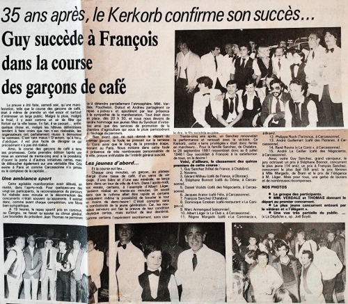 grand prix des garçons de café,guy et françois sanchez