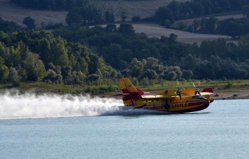 incendie col de campérié,canadairs