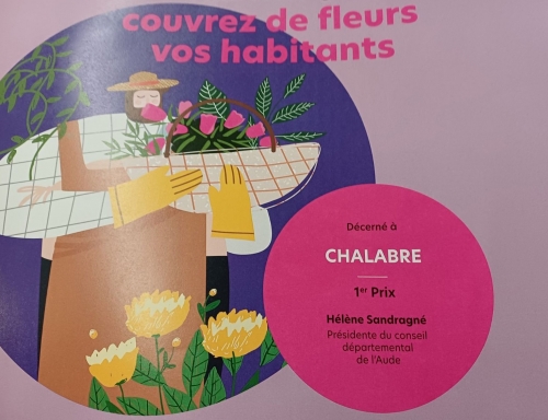 chalabre 1er prix villages fleuris