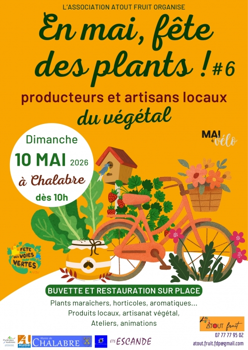 atout fruit,en mai fête des plants