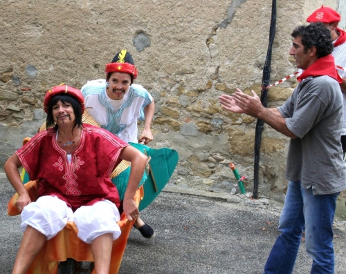 fêtes du cazal,course brouette