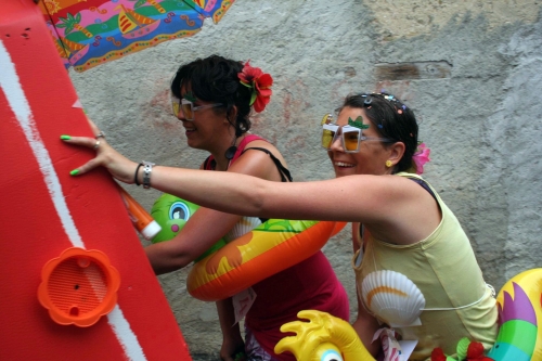 fêtes du cazal,course brouette