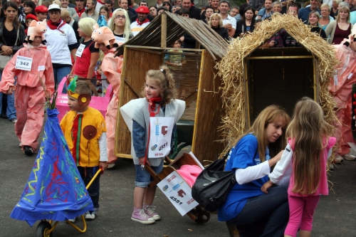 fêtes du cazal,course brouette