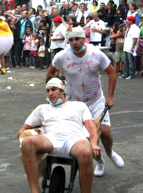 fêtes du cazal,course brouette