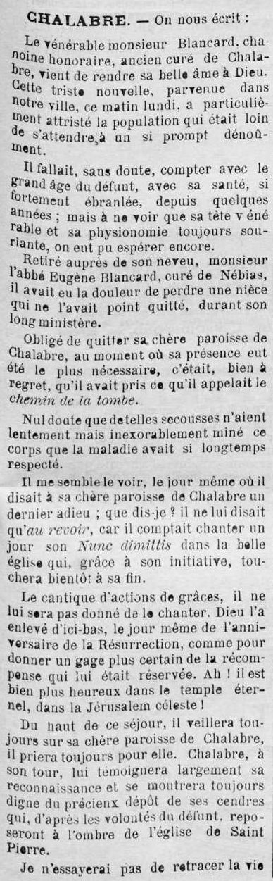 1889 Courrier de l'Aude 24 avril Abbé Blancard 001.jpg