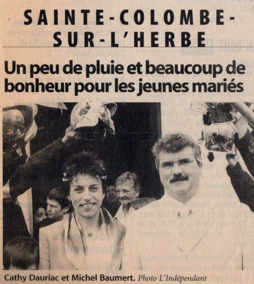 2001 Mariage Cathy et Michel Ste Colombe sur l'Herbe 001.jpg