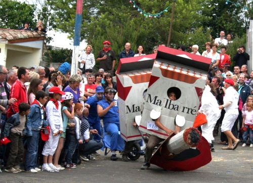 fêtes du cazal,course brouette