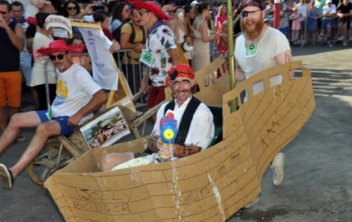 fêtes du cazal,course à la brouette
